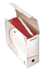 Esselte arhivska škatla za mape - 11,7 x 28,5 x 33,7 cm, bela