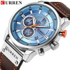 Curren 8291 Moške ure Quartz gibanje Fashion&amp;Casual Auto datum usnje Band ure 