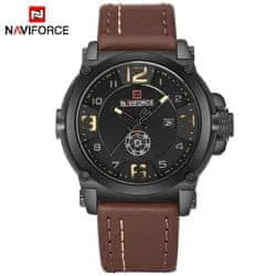 NaviForce NAVIFORCE 9099 Digitalna športna ura: Moški modni luksuzni časomer z zaupanja vredno blagovno znamko Dark Brown