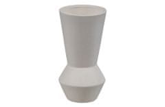 BePureHome keramična vaza SHAPE - bela