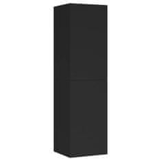 Vidaxl TV omarica črna 30,5x30x110 cm inženirski les