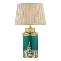 shumee Prospect Ceramic Table Lamp Building Print Base Samo