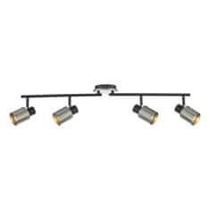 shumee Ryan 4 Light Bar Spotlight Brushed Nickel Matt Black stropna svetilka