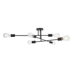 shumee Stropna svetilka Neve 6 Light Flush Matt Black