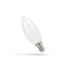 shumee Led sveča E-14 230V 1W Cog Ww Mlečni spekter LED