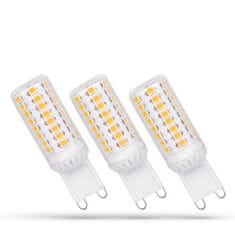 shumee Led G9 230V 4W CW z možnostjo zatemnitve SMD 5 let premium 3-paket spektralnih LED