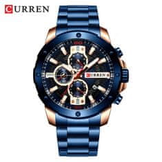 Curren 8336 Moški moda iz nerjavečega jekla Chronograph Watch priljubljena velika izbira Japonska Quartz poslovne zapestne ure 