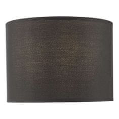 shumee Kelso Black Cotton Drum Shade 28 cm