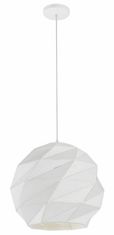 shumee Reus velika viseča svetilka v obliki krogle bela LP-8069/1P L WH