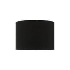 shumee Max Black Cotton Drum Shade 24 cm