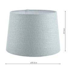 shumee Laura Ashley Bacall Linen Empire Drum Shade Duck Egg Blue 35 cm/14 palcev