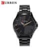 Curren CURREN 8322 Lepi moški Quartz Watch Enostavno, vendar priljubljeno iz nerjavečega jekla trak Watch Quartz Moški black