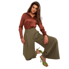 ITALY MODA Ženske hlače MINAI khaki DHJ-SP-7723.09_405714 XL