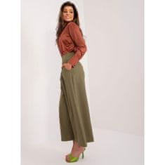 ITALY MODA Ženske hlače MINAI khaki DHJ-SP-7723.09_405714 XL