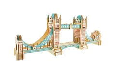 Woodcraft Lesena 3D sestavljanka Tower Bridge