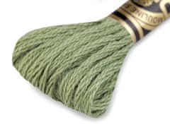 Bombažna vezeninska preja DMC Mouliné Spécial Cotton - Spinach Green
