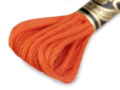 Bombažna vezeninska preja DMC Mouliné Spécial Cotton - Red Orange