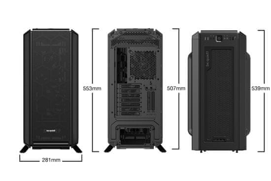 Be quiet! Bodi tiho! silent base 802 window black midi tower