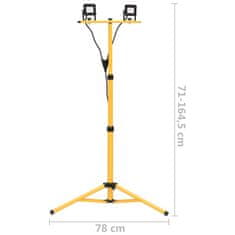 Vidaxl LED reflektor s stojalom 2x10 W hladno bel