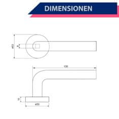 APECS Kljuka APECS H-0201-INOX (grade 201) (00024220)