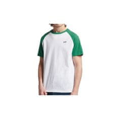 Superdry Majice bela L Vintage Baseball Tee