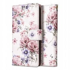 Tech-protect Wallet knjižni ovitek za Samsung Galaxy M34 5G, blossom flower