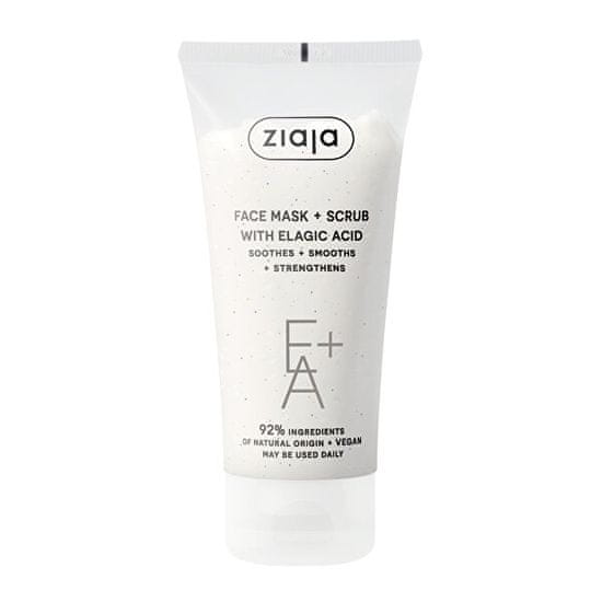 Ziaja Piling maska z elaginsko kislino (Face Mask + Scrub) 55 ml