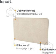 Trianova Oblazinjeno vzglavje BC-32 za posteljo v omari BC-02 - boucle bež