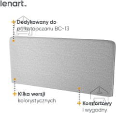 Trianova Oblazinjeno vzglavje BC-33 za posteljo v omari BC-13 - sivi