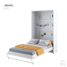 Trianova Postelja v omari Lenart - Concept Pro 02 - 120x200 cm - bela