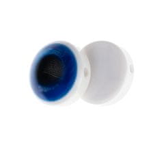 Gumb - komplet 6 kosov - d. 15 mm - modra barva