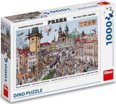 Dino Puzzle Old Town Square 1000 kosov