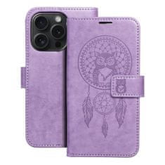 OEM MEZZO Knjižni etui za IPHONE 15 Pro dreamcatcher vijolična