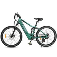 Samebike XD26 26" Električno kolo 48V 14Ah Polno vzmetenje Zelena