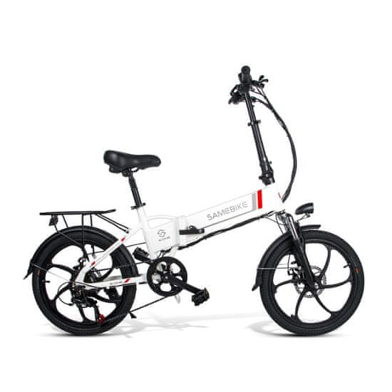 Samebike 20LVXD30-II 20" Električno kolo 32Nm 48V 10.4Ah Bela