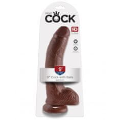 King Cock Dildo King Cock z modi 23 cm, temnejši