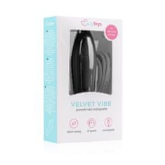 Easytoys Mini vibrator Velvet Vibe, črn