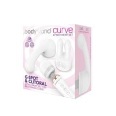 Bodywand Komplet nastavkov za vibrator Bodywand Curve, bel