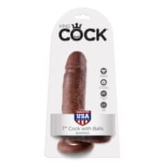 King Cock Dildo z modi King Cock, 17,8 cm