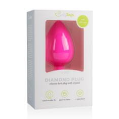 Easytoys Analni čep Diamond Large, roza