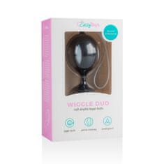 Easytoys Vaginalne kroglice Wiggle, črne