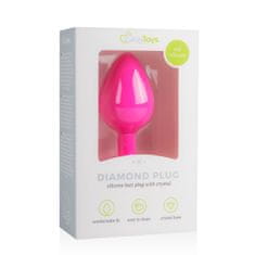 Easytoys Analni čep Diamond Medium, roza