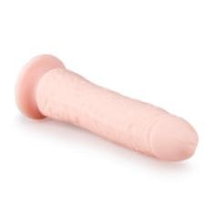 Easytoys Dildo s prisesalno kapico, kožni