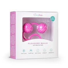 Easytoys Vaginalne kroglice Easytoys Geisha - rebraste, roza