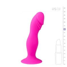 Easytoys Analni dildo s prisesalno kapico, roza