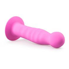 Easytoys Silikonski dildo s priseskom, roza