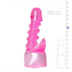 Easytoys Spiralni nastavek za masažni vibrator Easytoys, roza