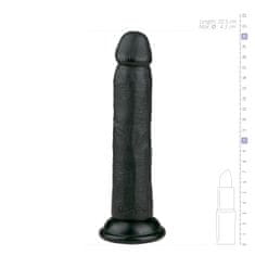 Easytoys Realistični dildo - 20,5 cm, črn