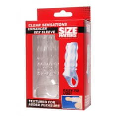 Size Matters Tulec za penis Clear Sensations, prozoren