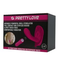 PRETTY LOVE Vibrator G-točke Fancy Clamshell z daljincem